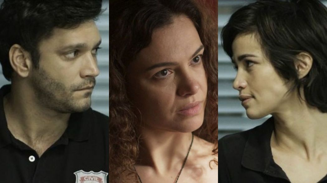 Ionan (Armando Babaioff), Selma (Carol Fazu) e Maura (Nanda Costa) de Segundo Sol