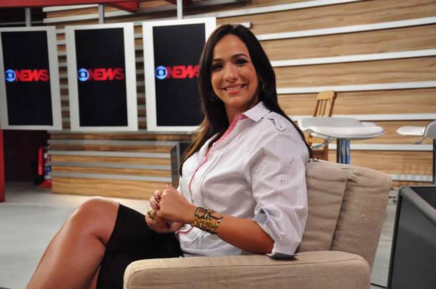 Maria Beltrão apresenta o Estúdio I na Globo News (Foto: Divulgação)