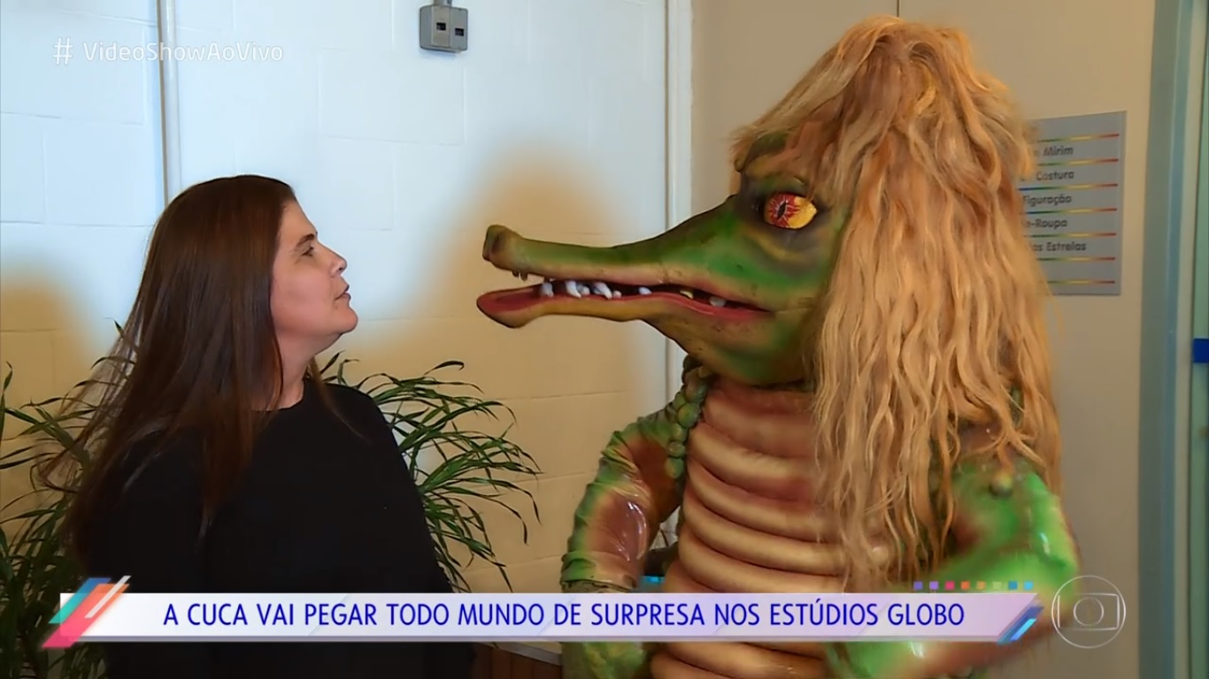 Rosana Garcia e Cuca no Vídeo Show