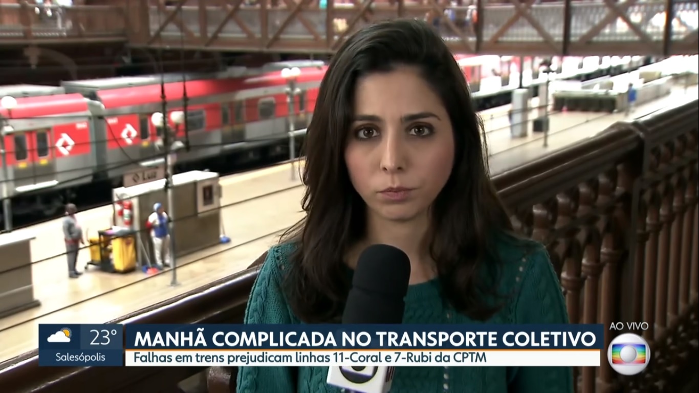 Cinthia Toledo, reporter do SPTV