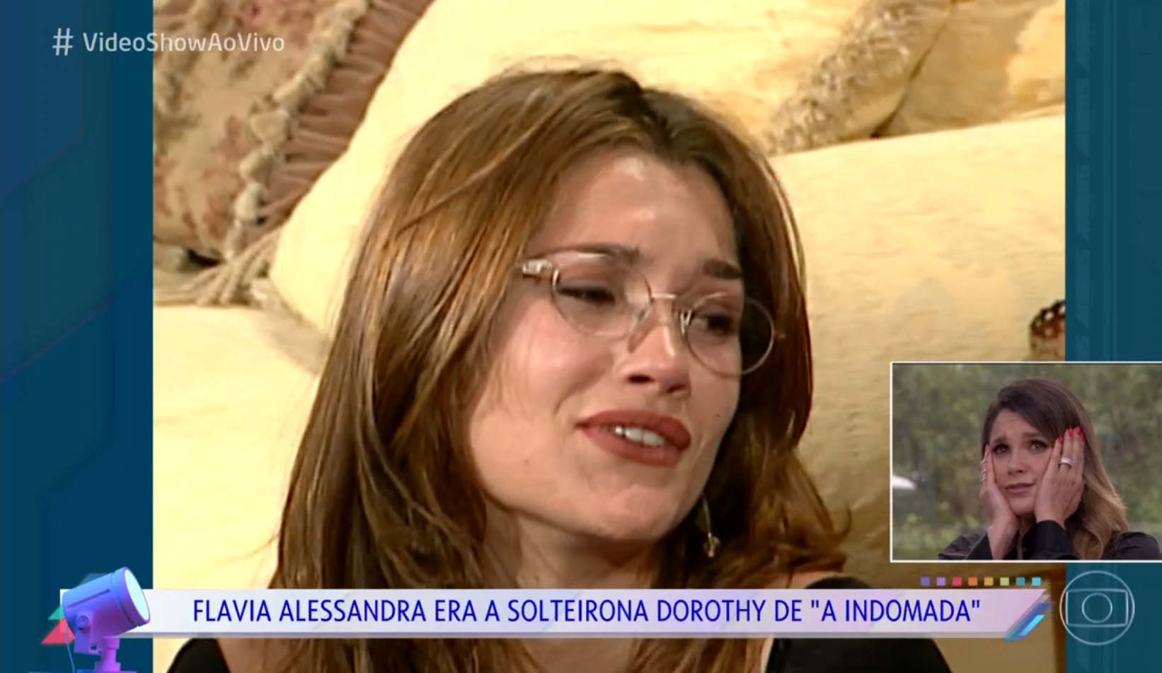 Flávia Alessandra no Vídeo Show (Reprodução/TV Globo).