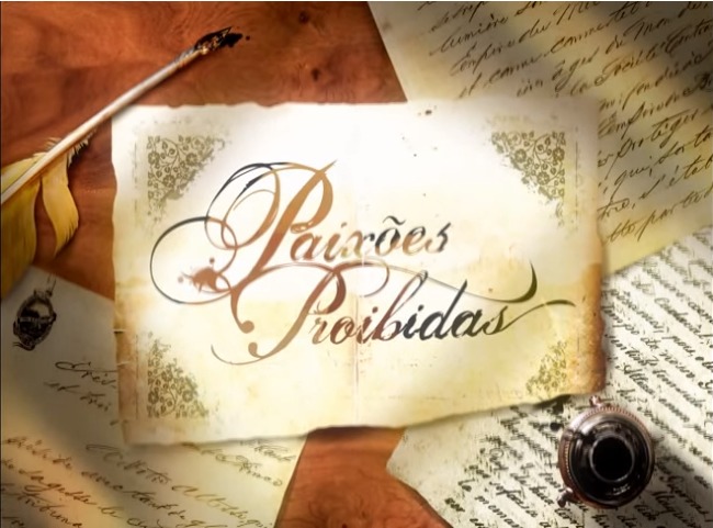 Logotipo da novela Paixões Proibidas (Reprodução/Band)