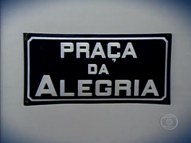 Logotipo do programa Praça da Alegria na Rede Globo (Reprodução/TV Globo)