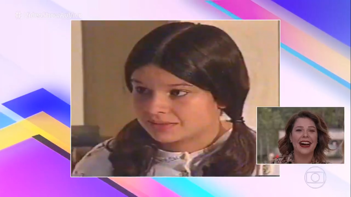 Video Show exibiu trecho de Fernanda Souza atuando em Chiquititas