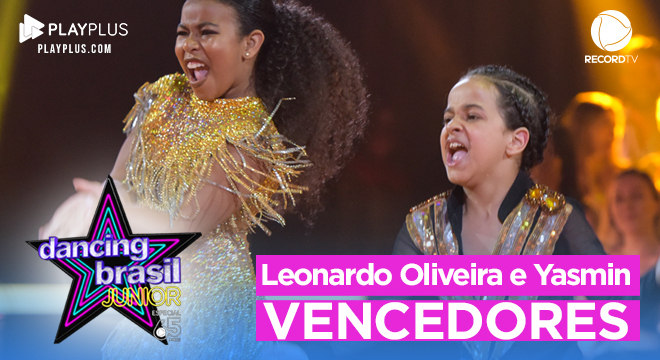 Leonardo e Yasmin vencem o Dancing Brasil Junior