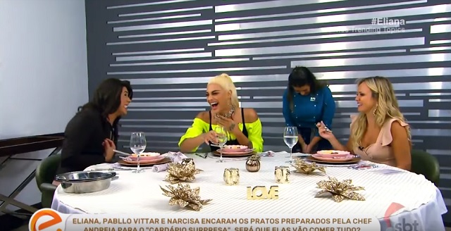 Narcisa, Pabllo Vittar, Eliana, no programa Eliana, no SBT