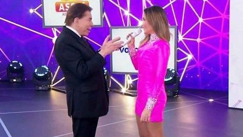 Silvio Santos e Claudia Leitte no Teleton