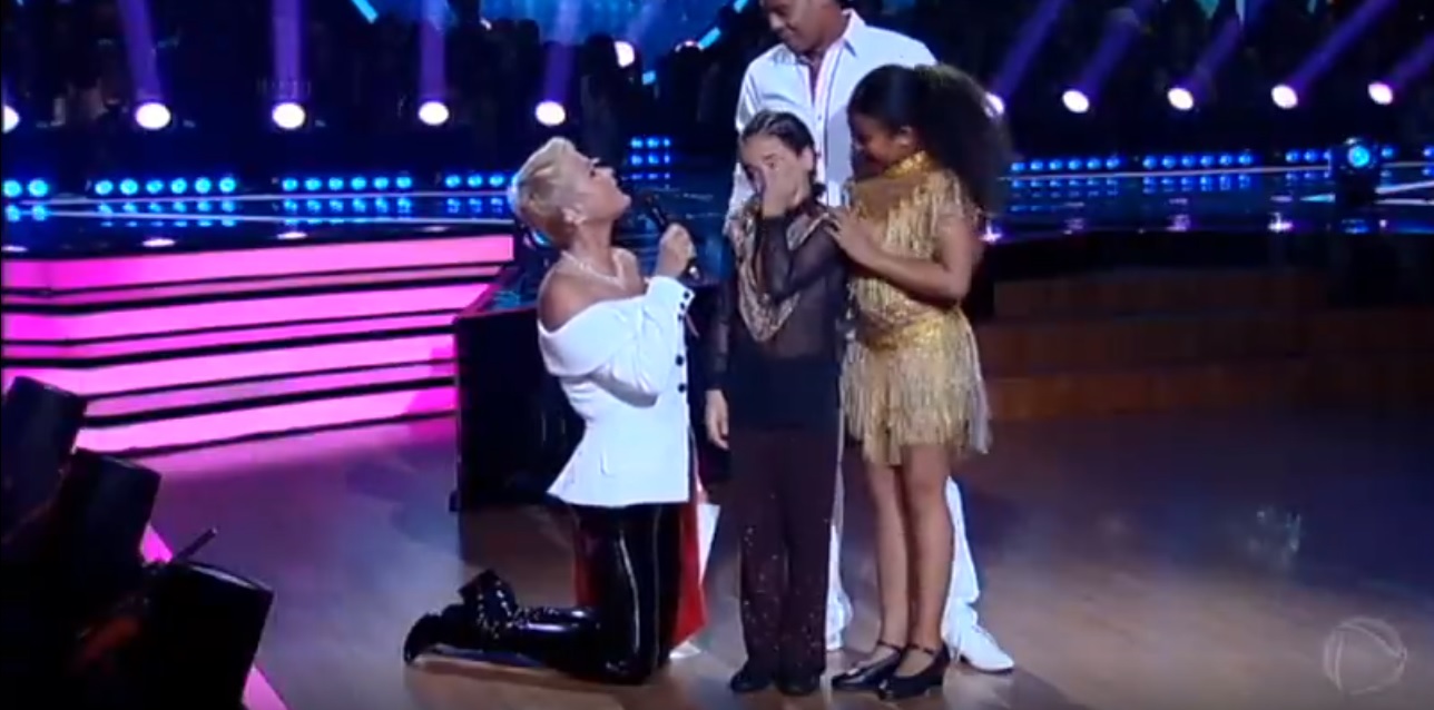 Xuxa no Dancing Brasil Junior