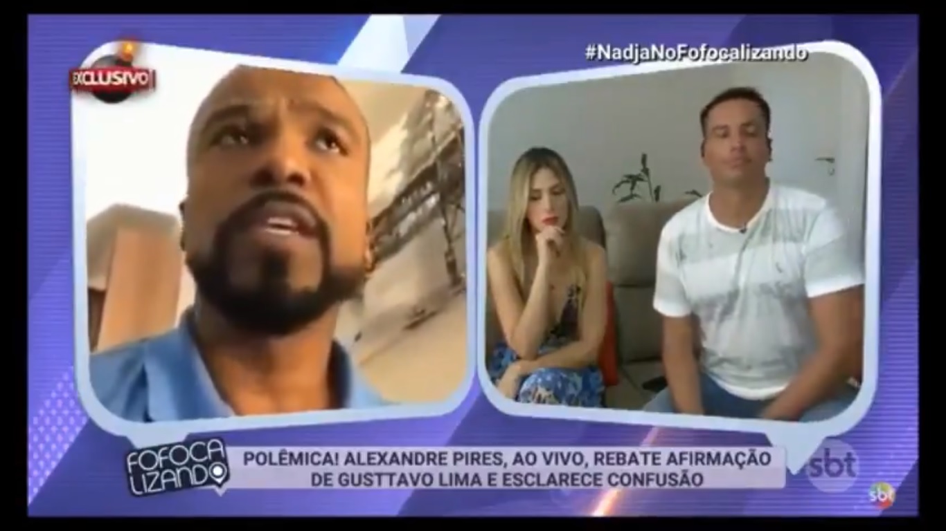 Alexandre Pires ligou para o Fofocalizando e falou com Leo Dias e Leao Lobo