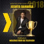 Jesuíta Barbosa ganhou prêmio Observatório da Televisão como Melhor Ator Coadjuvante (Montagem: Reprodução)
