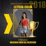Leticia Colin ganhou prêmio Observatório da Televisão como Melhor Atriz Coadjuvante (Montagem: Reprodução)
