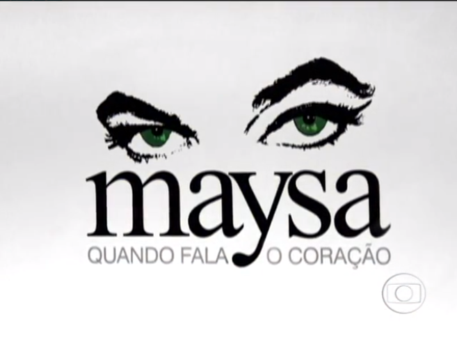 Logotipo da minissérie Maysa - Quando Fala o Coração (Reprodução/TV Globo)