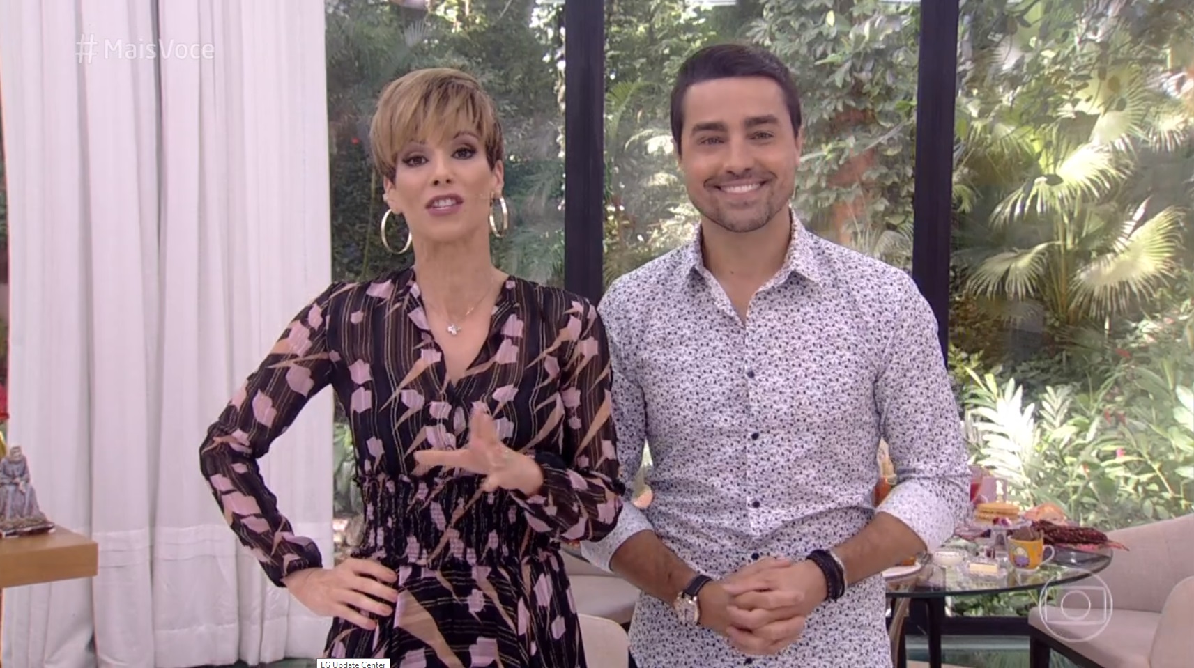 Ana Furtado e Ricardo Pereira (Reprodução: TV Globo)