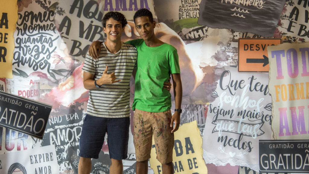 Guga (Pedro Alves) e Serginho (João Pedro Oliveira) de Malhação: Toda Forma de Amar
