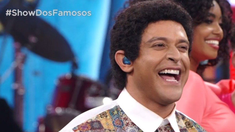Diogo Nogueira 'interpretou' Beto Barbosa no Show dos Famosos (Gshow)