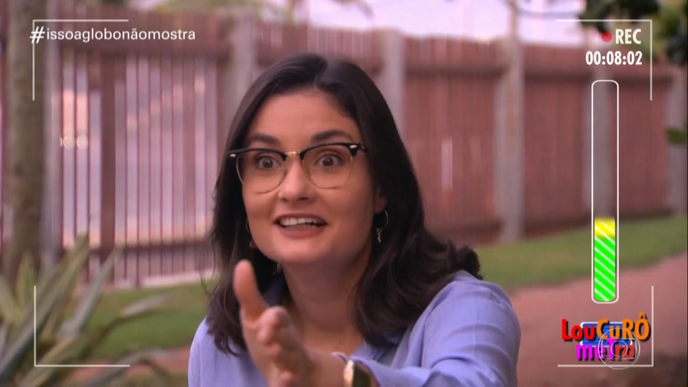 Nathalia Castro, repórter da TV Globo, bombou na web ao confundir cachorro com canguru