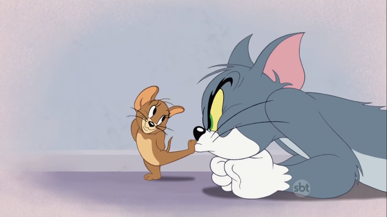 O desenho As Aventuras de Tom & Jerry integra o programa Sábado Animado