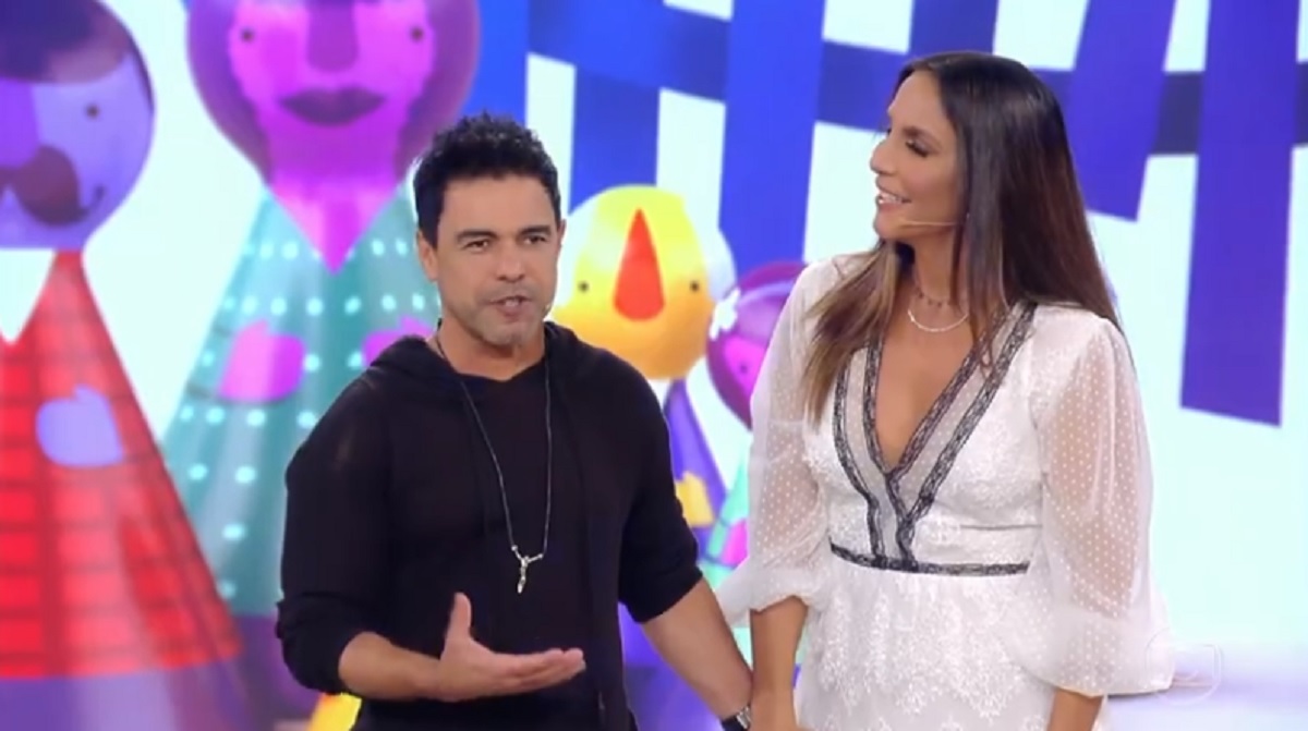Zezé di Camargo e Ivete, no Tamanho Família, da Globo