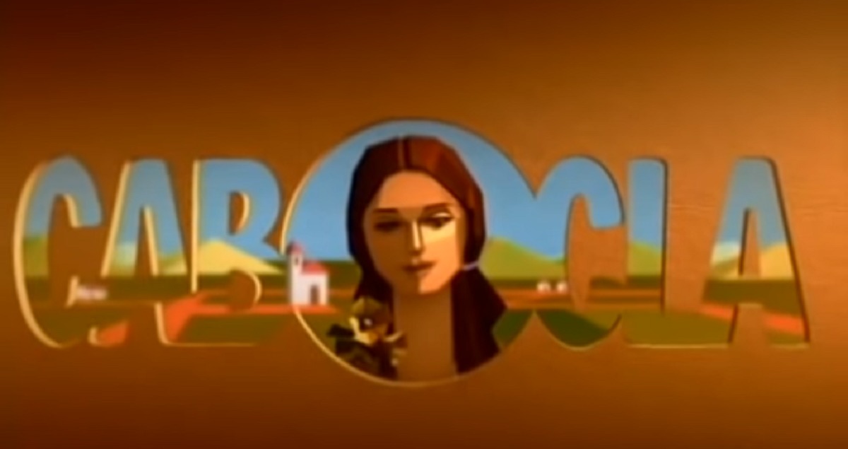 Logotipo da segunda versão da novela Cabocla (Reprodução/TV Globo)