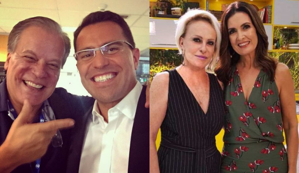 Chico Pinheiro, Rodrigo Bocardi, Ana Maria Braga e Fátima Bernardes, apresentadores das manhãs da Globo