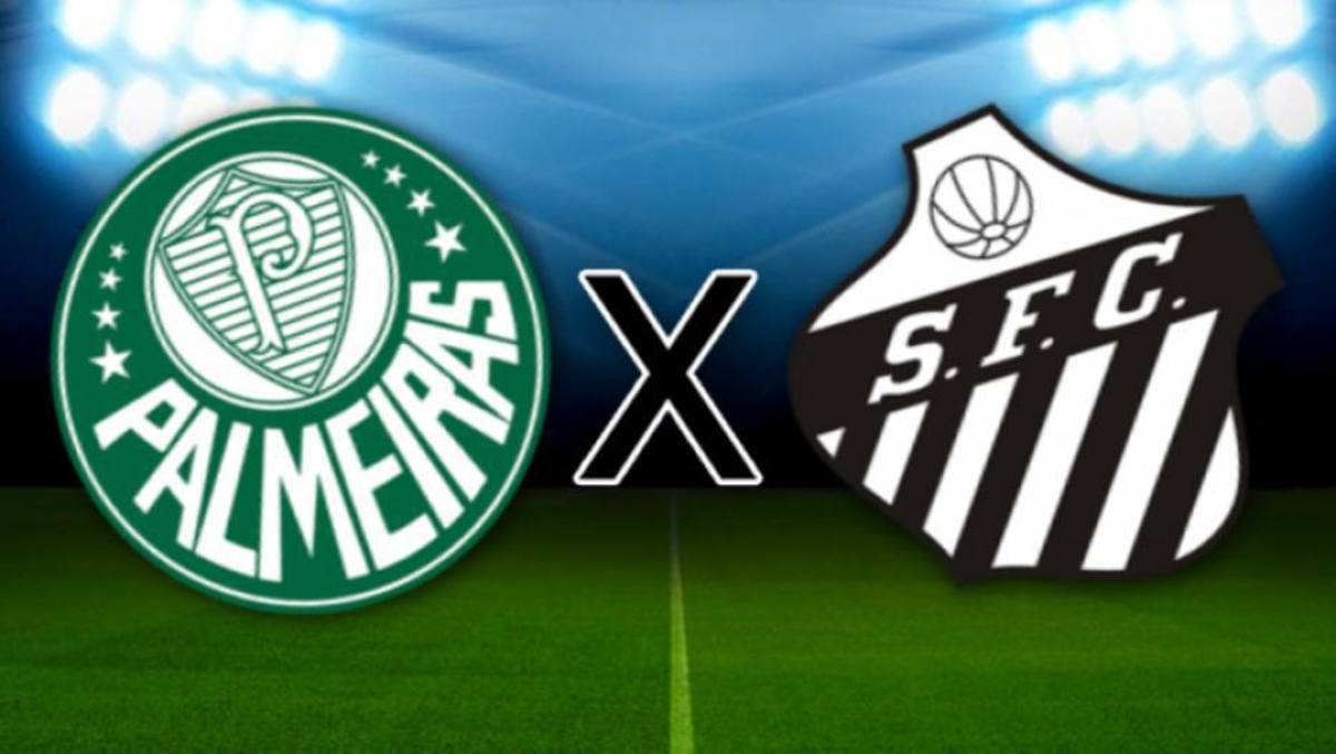 Palmeiras e Santos se enfrentam no Brasileirão