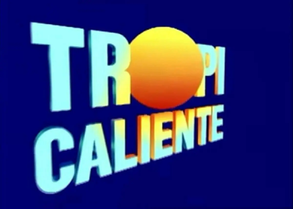 Logotipo da novela Tropicaliente, exibida em 1994 (Reprodução/Memória Globo)