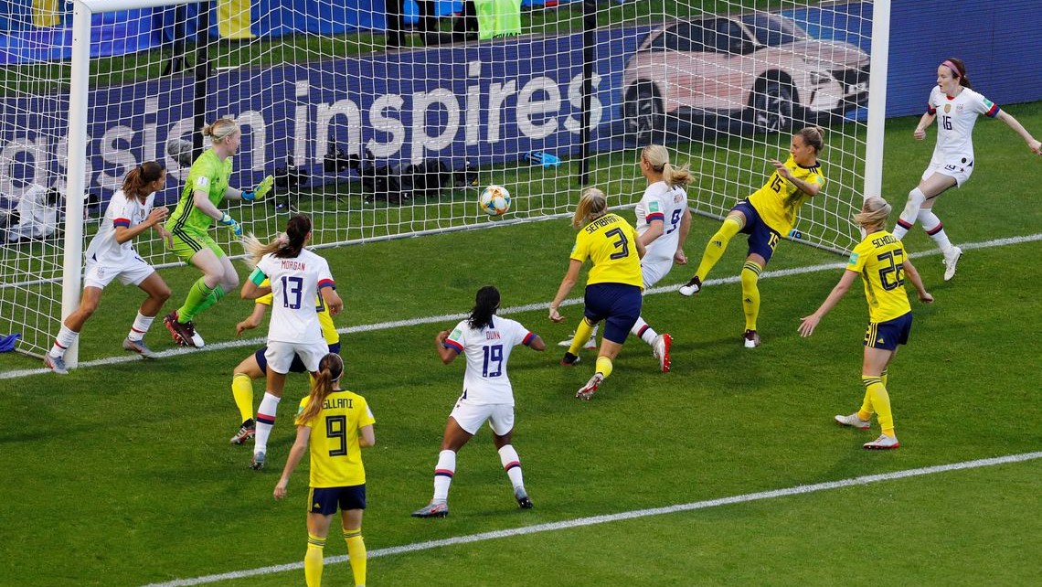 Suécia e Estados Unidos se enfrentaram pela Copa Feminina