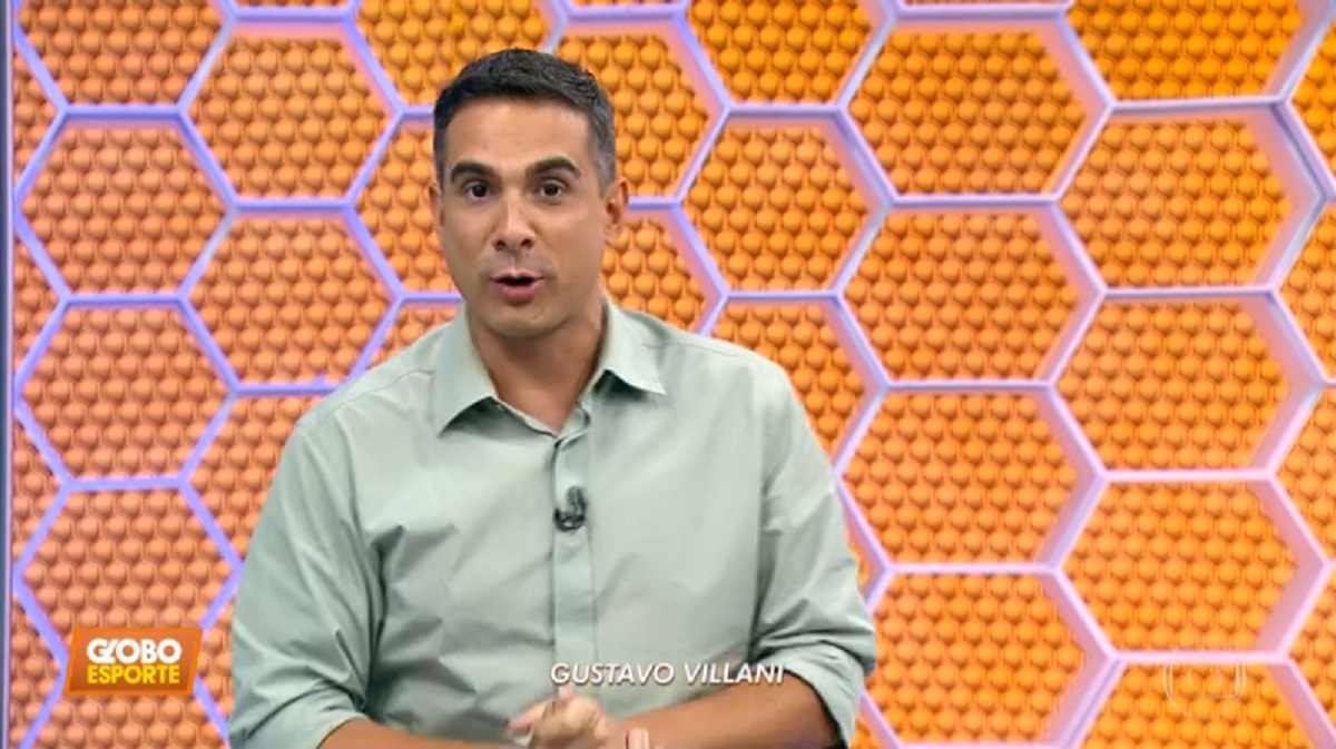 Gustavo VIllani, narrador do SporTV e apresentador da Globo