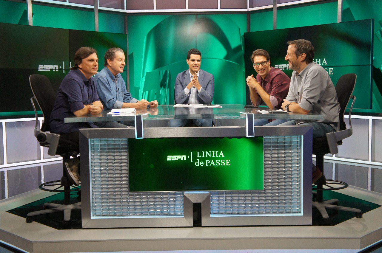 Linha de Passe da ESPN Brasil: vitória contra programa do Fox Sports (Divulgação/ESPN Brasil)
