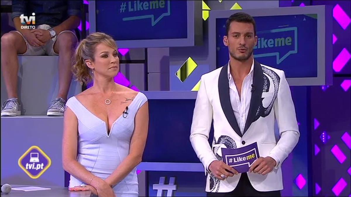 Luana Piovani e Ruben Rua no Like Me, atração da TVI