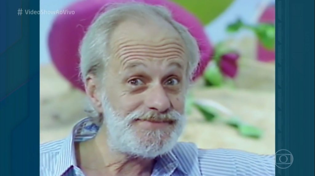 Older Cazarré em 1983, durante uma entrevista no programa TV Mulher, resgatada pelo quadro "Memória Nacional" do Vídeo Show (Reprodução/TV Globo)
