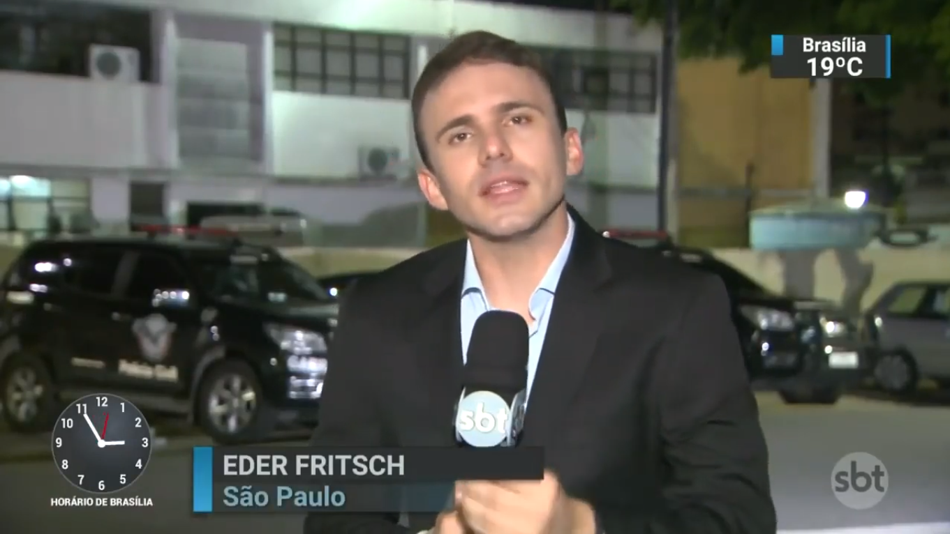 O jornalista Eder Fritsh trabalhava como produtor e repórter no SBT