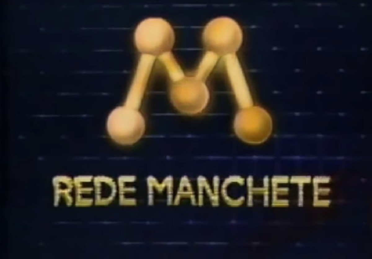 Logotipo da Rede Manchete no início de suas operações, em 1983 (Reprodução/YouTube)