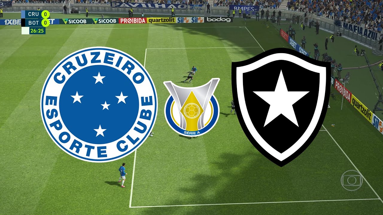 Cruzeiro x Botafogo: onde assistir ao jogo do Brasileirão