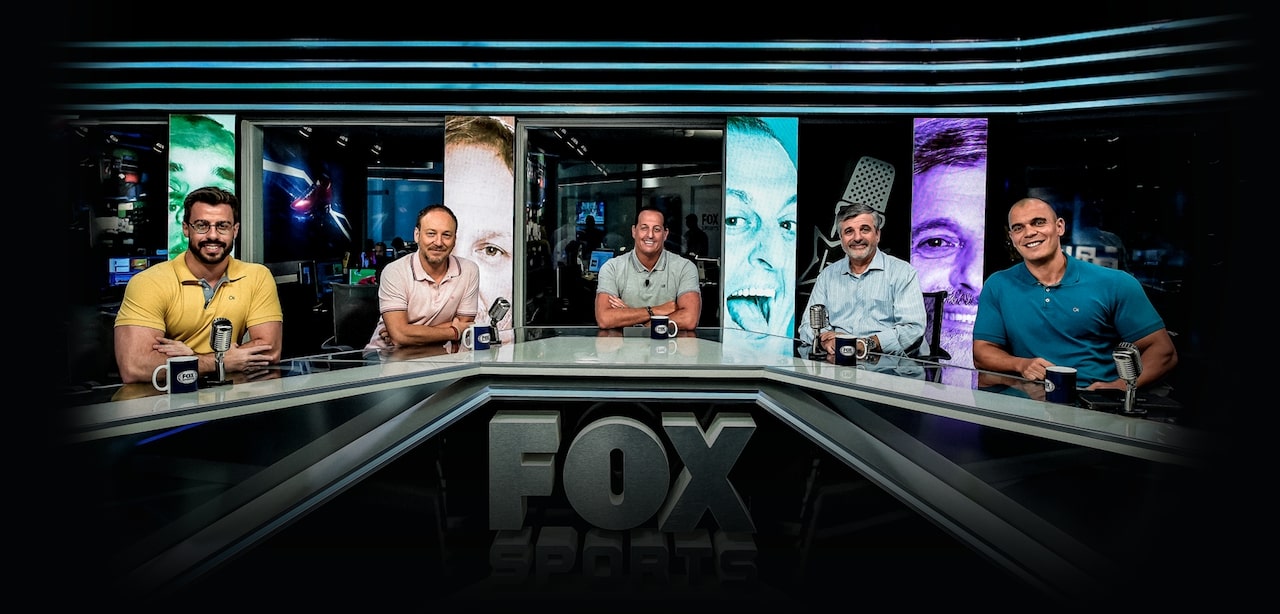Equipe do Fox Sports Rádio: emissora pode ser comprada pelo dono do DAZN (Divulgação/Fox Sports)