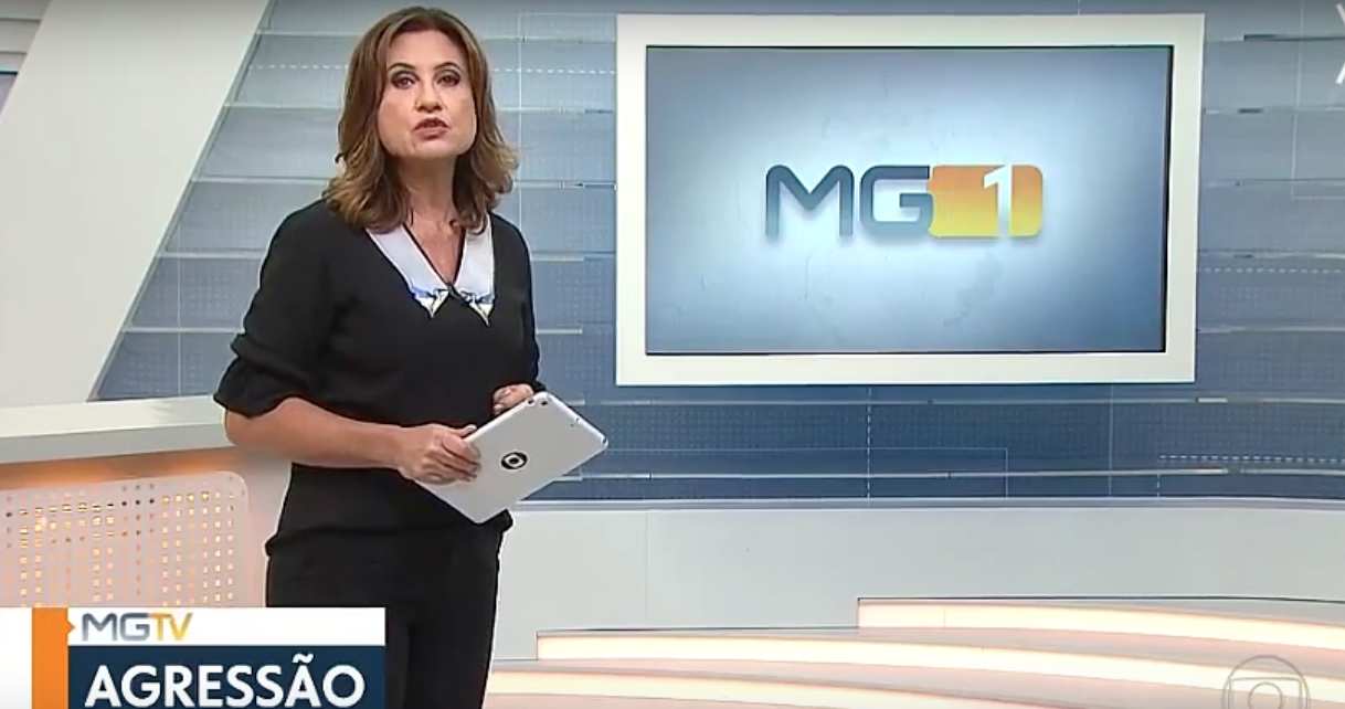 Isabela Scalabrini no MG1, da Globo: jornalista deixará o comando do telejornal local da Globo (Reprodução/Globo Minas)