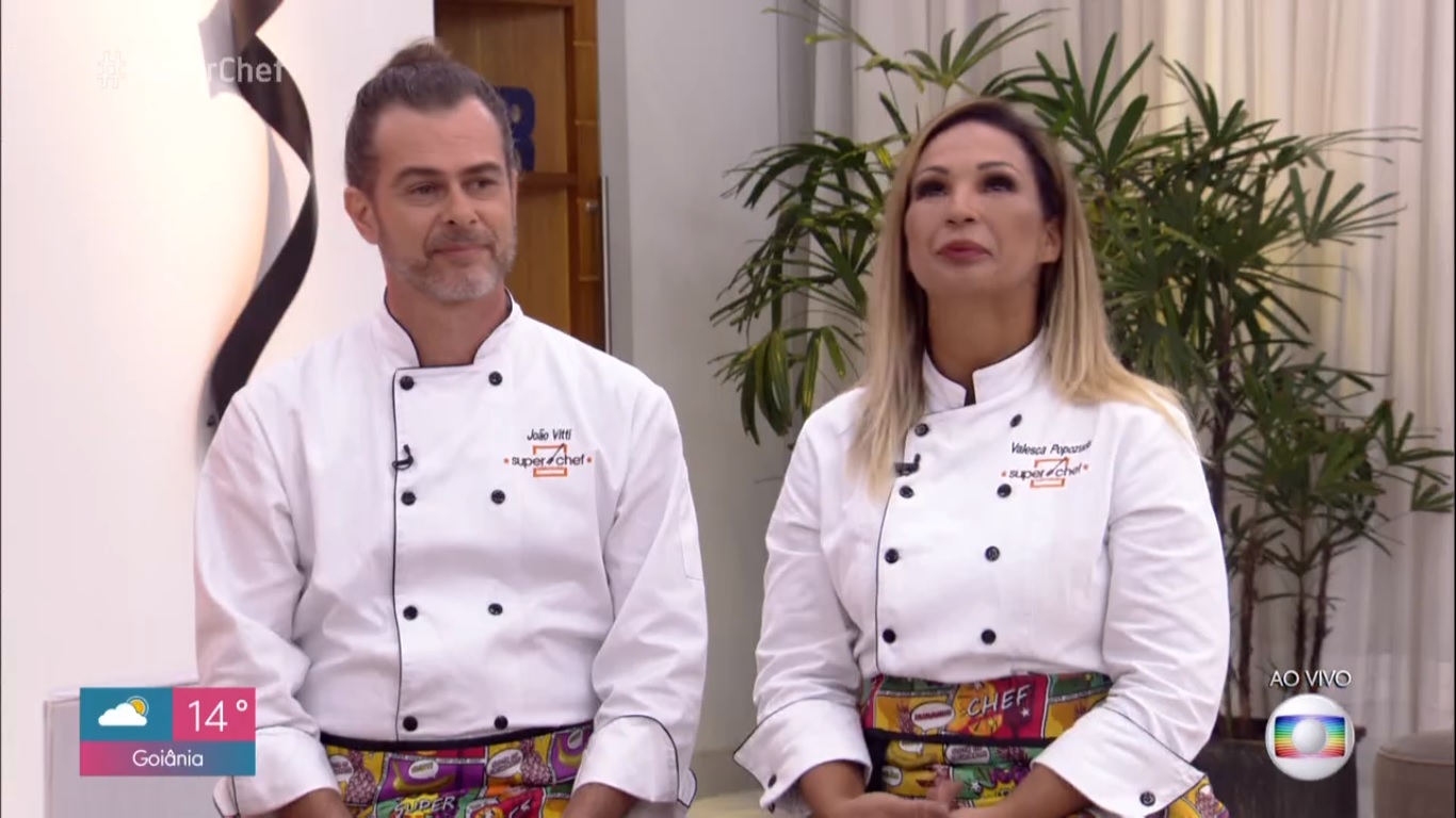 João Vitti e Valesca Popozuda no Super Chef Celebridades