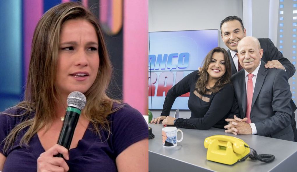 Fernanda Gentil e os apresentadores da Hora da Venenosa