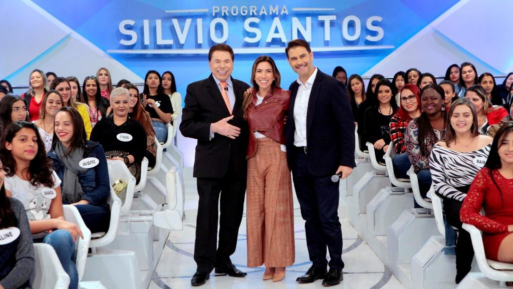 Patrícia Abravanel e Dr. Fernando Gomes no Programa Silvio Santos