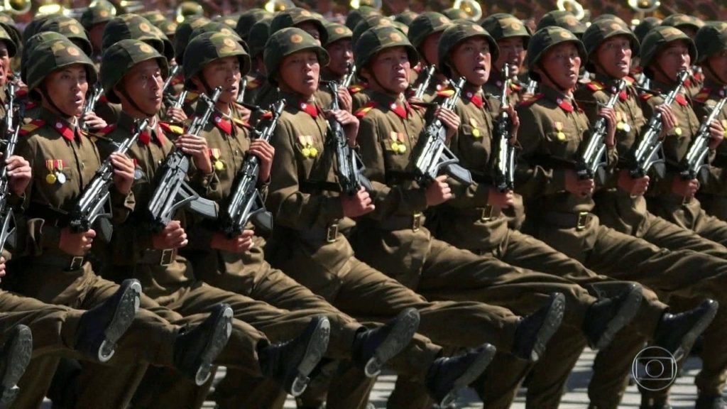 Cena da reportagem 11 dias na Coreia do Norte