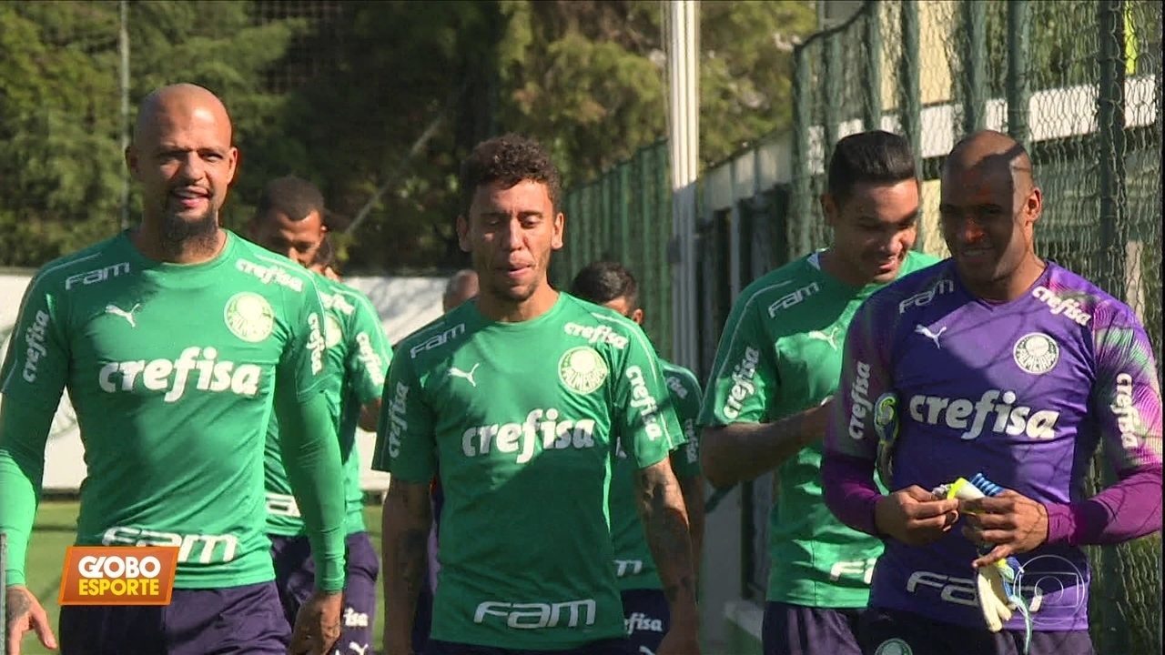 Treinamento do time do Palmeiras