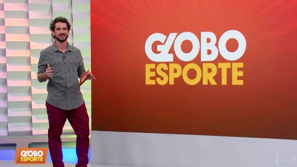 Felipe Andreoli no Globo Esporte: programa vai mudar de horário com entrada do Se Joga (Reprodução/Globo)