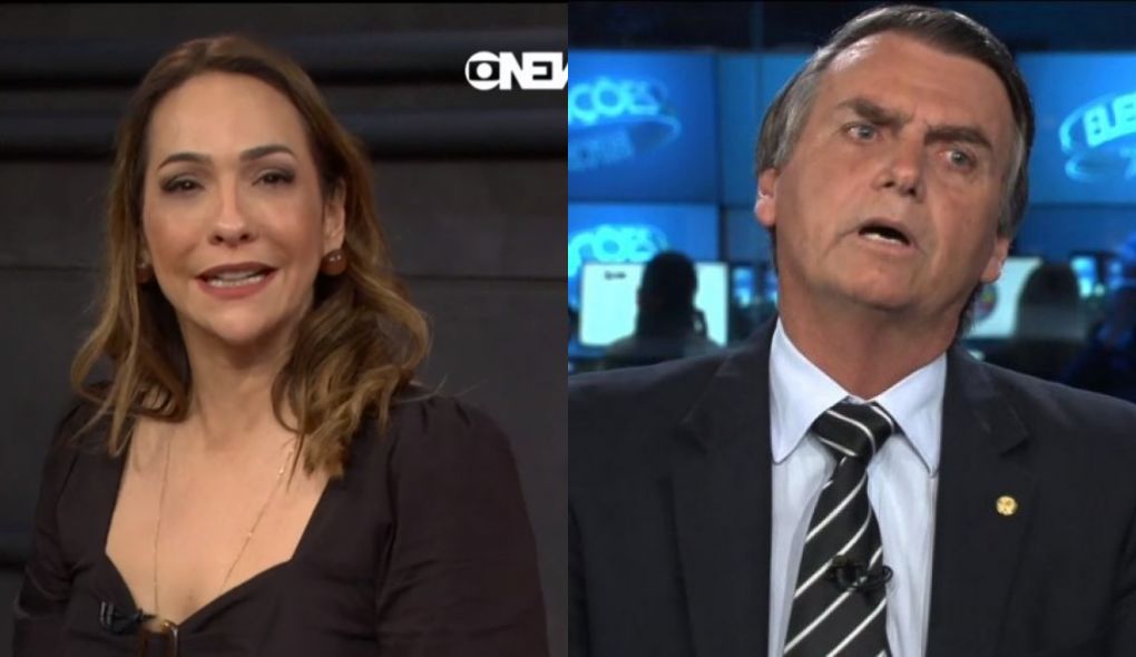 Maria Beltrão e Bolsonaro
