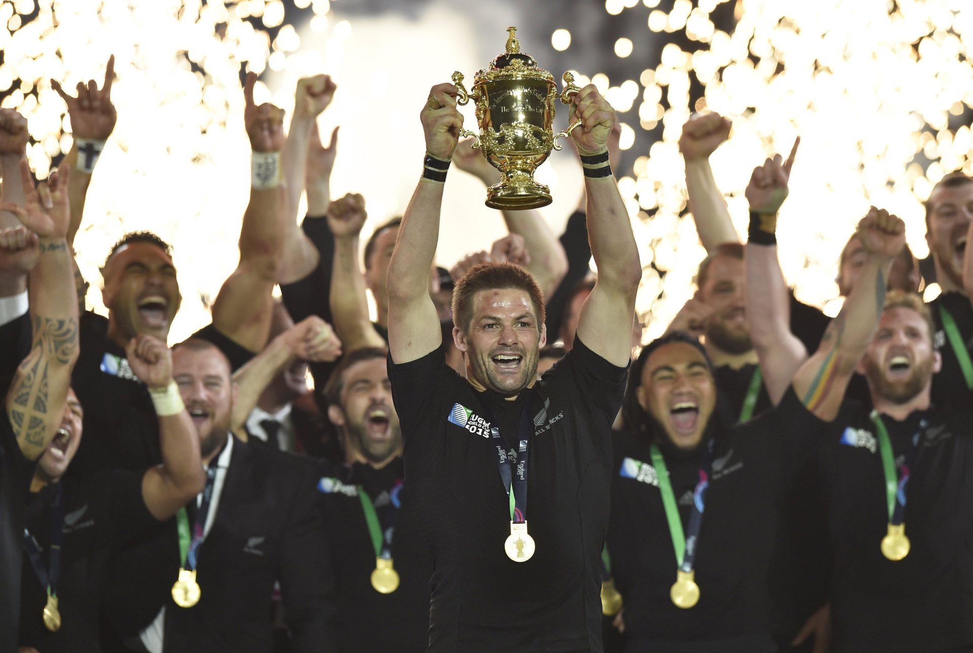 Nova Zelândia, a última campeã da Copa do Mundo de Rugby: ESPN exibirá Mundial de 2019 com exclusividade (Reprodução/ESPN)