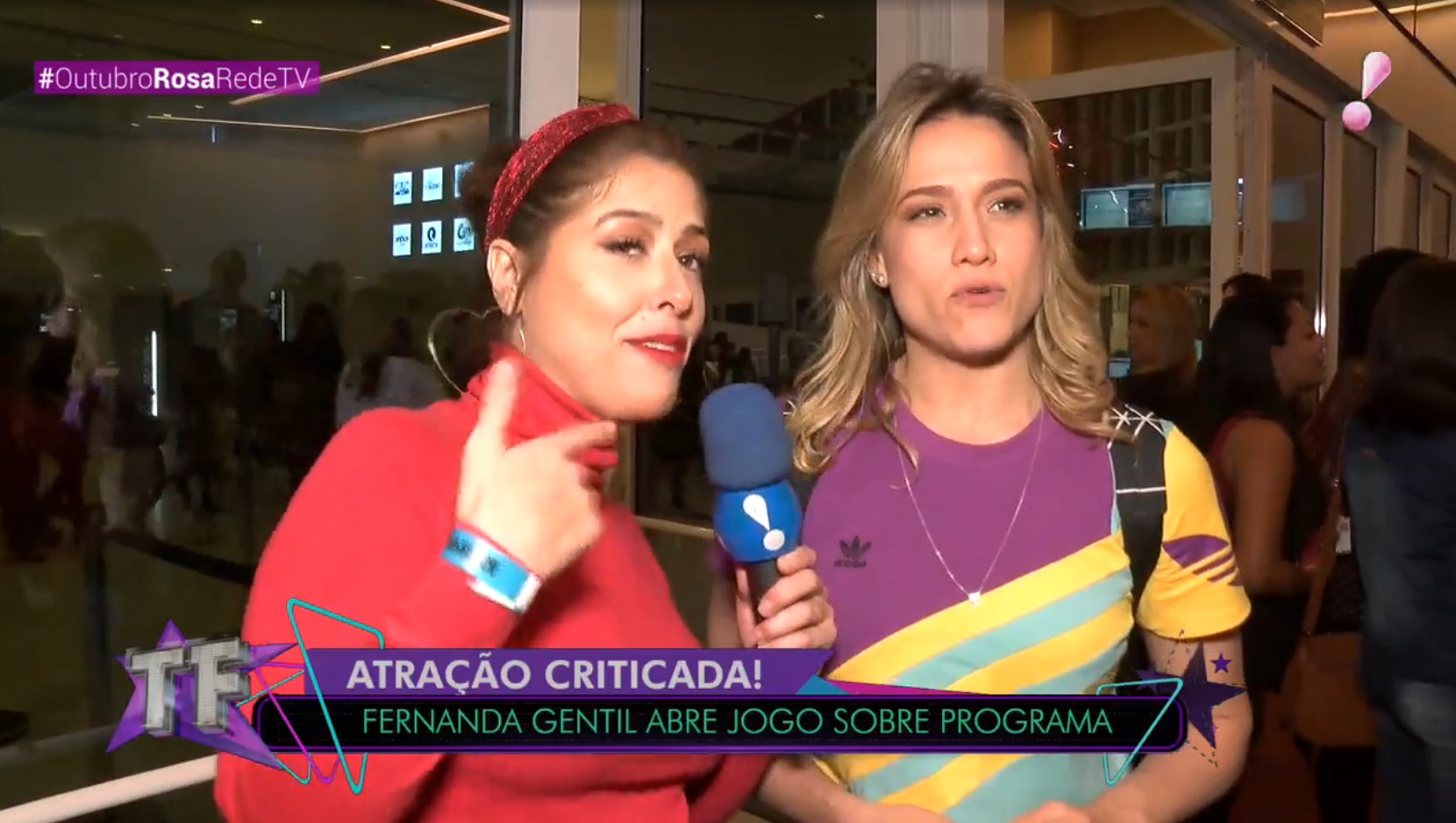 Fernanda Gentil em entrevista ao TV Fama!.