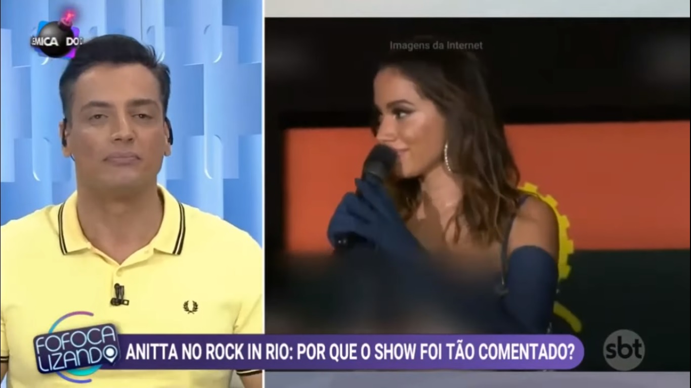 Leo Dias falou sobre Anitta no Fofocalizando