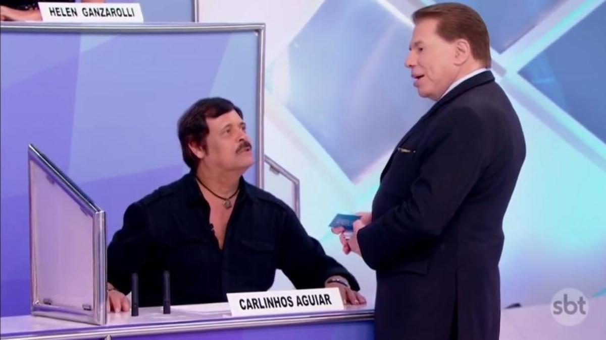 Carlinhos Aguiar e Silvio Santos