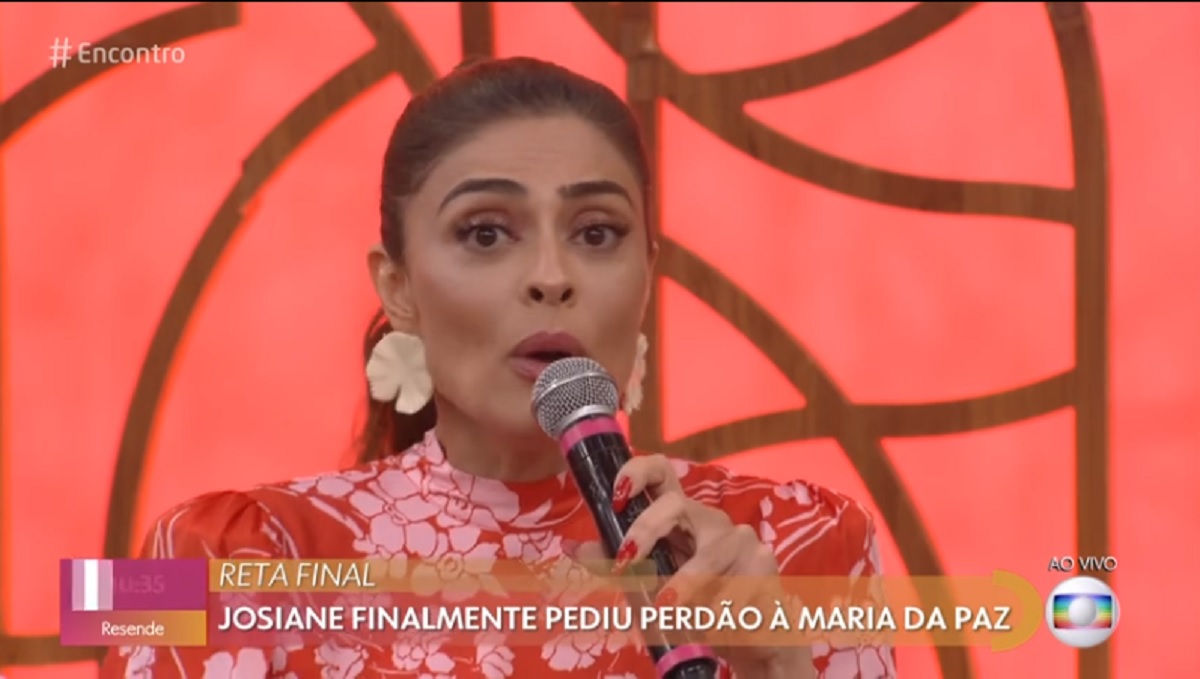 Juliana Paes no Encontro com Fátima Bernardes