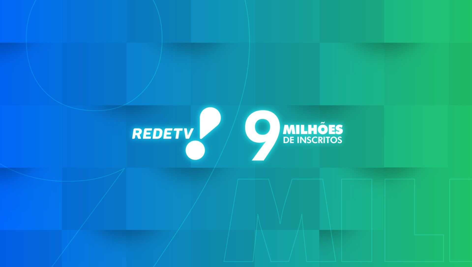 RedeTV! alcança 9 milhões de inscritos no Youtube