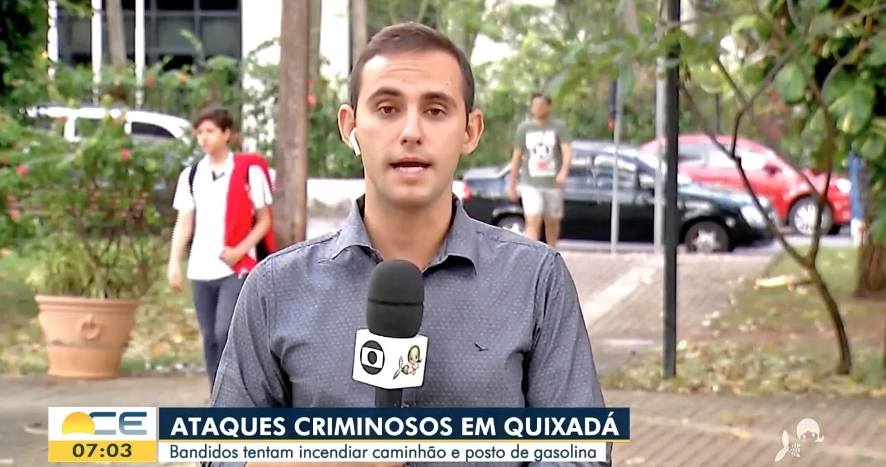 João Pedro Ribeiro: Globo transfere repórter do Ceará para São Paulo (Reprodução/TV Verdes Mares)